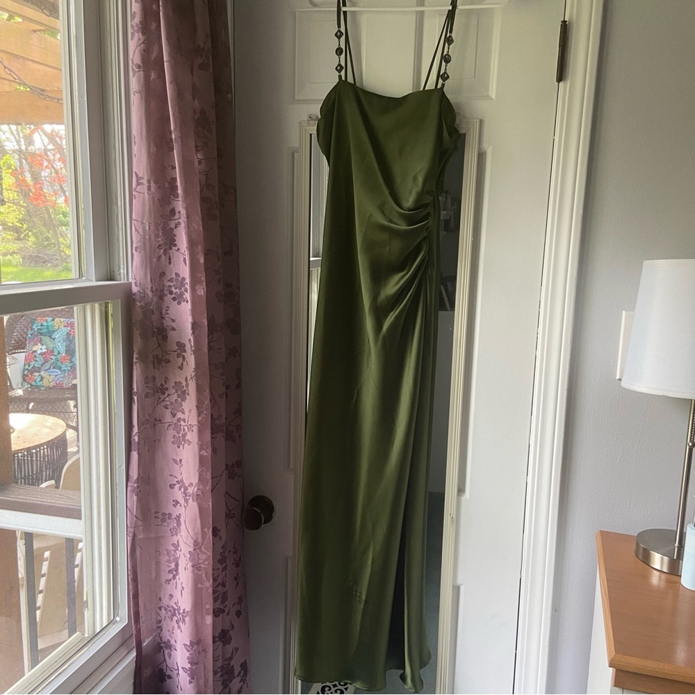Zara Elegant Green Dress